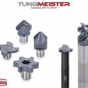 泰珂洛TungMeister可换刀头铣刀扩展了AH715和AH735材质系列